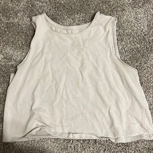 Off-white crop top, small